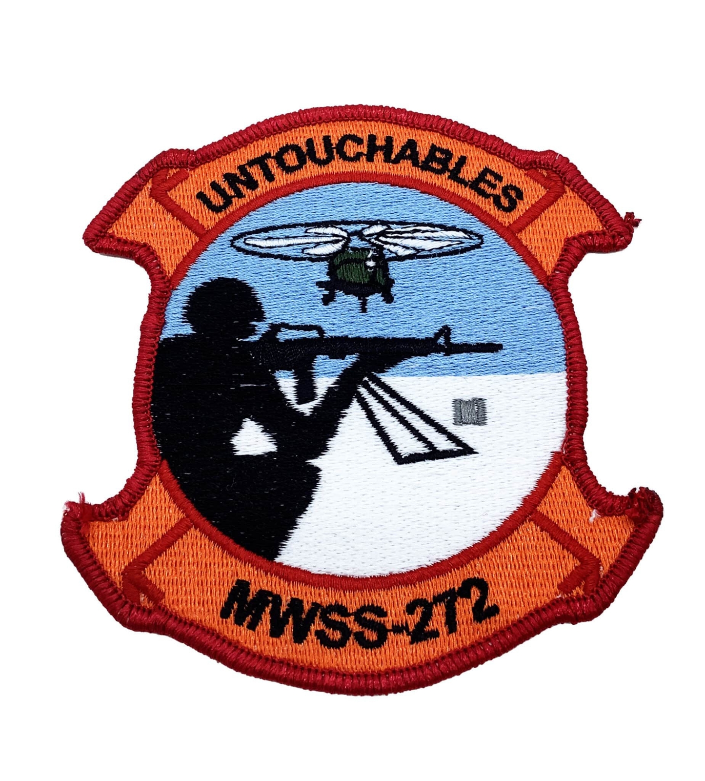 MWSS-272 Untouchables Patch – Embroidered, Iron On, 4 Inch