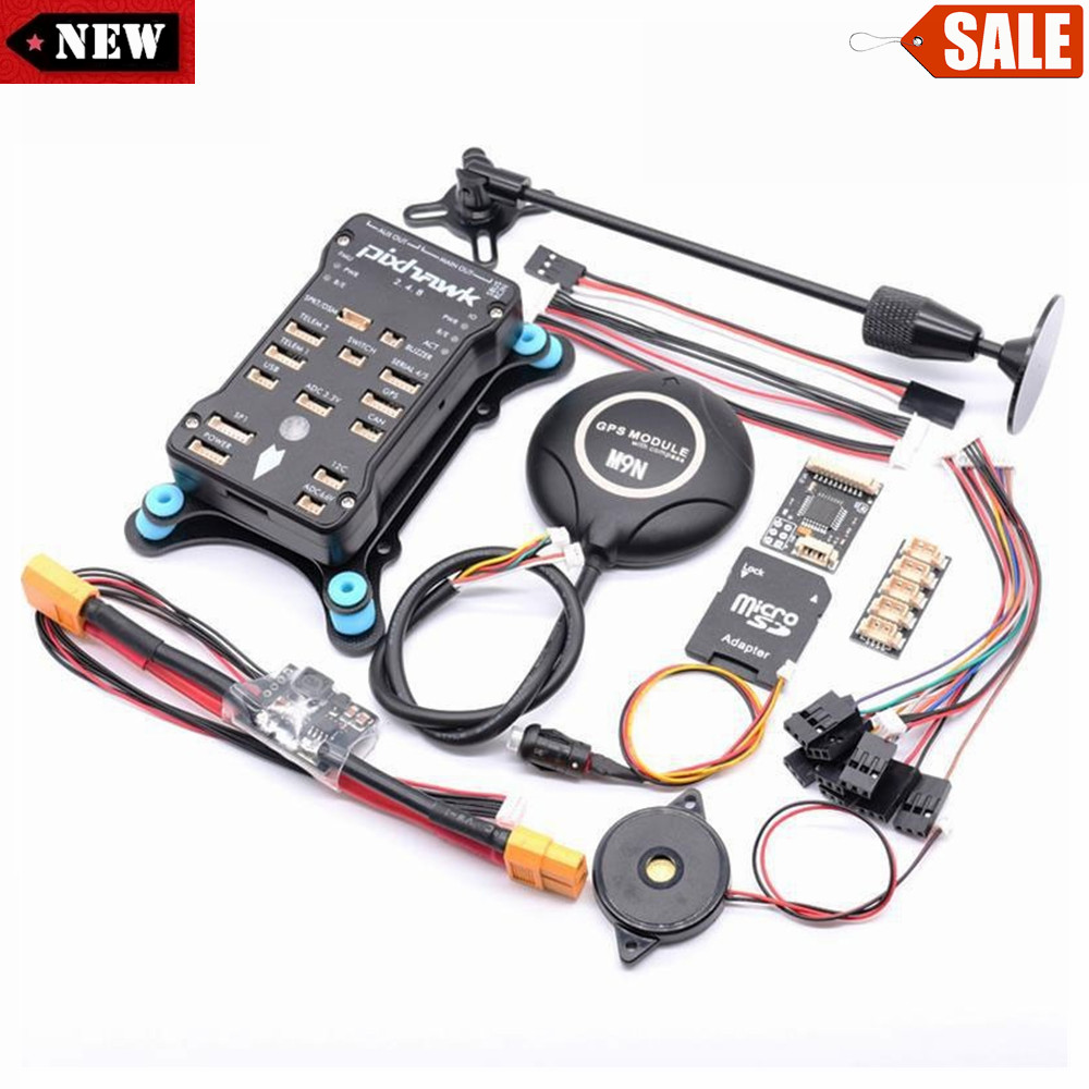 Pixhawk2.4.8 FPV Flight Control Kit +I2C+PPM+Shock-adsorbing+M8N GPS for FPV