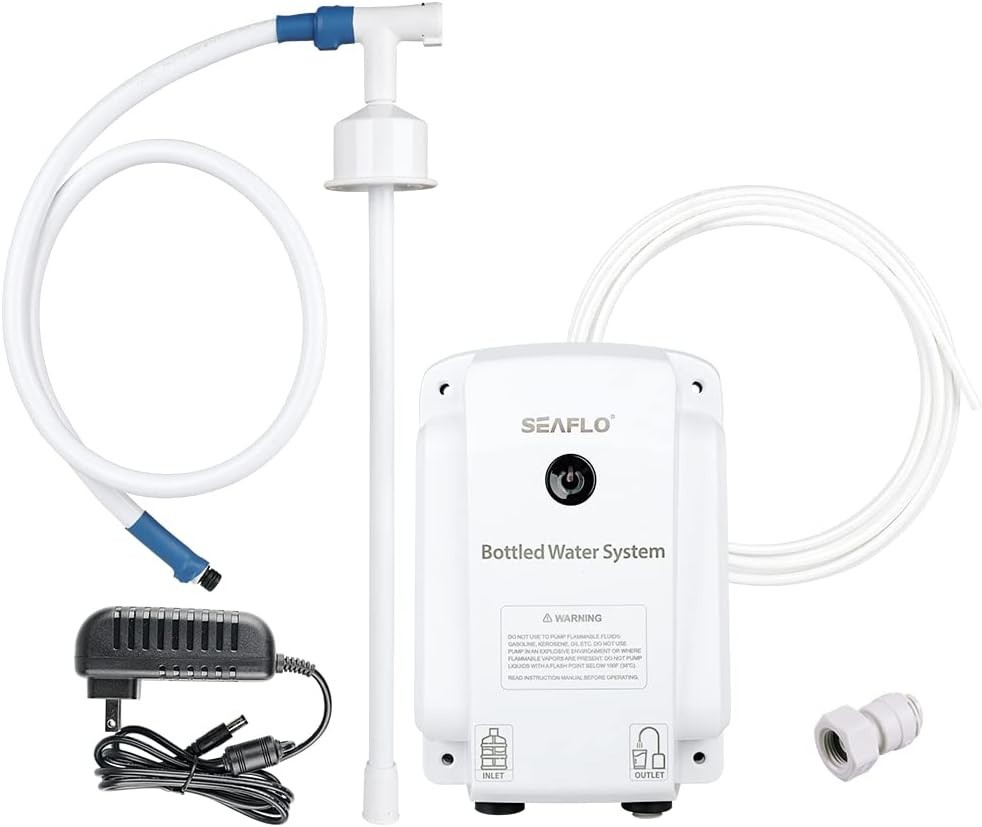 SEAFLO Bottled Water Dispensing System w/ On Off Switch & 20ft Tube 115V