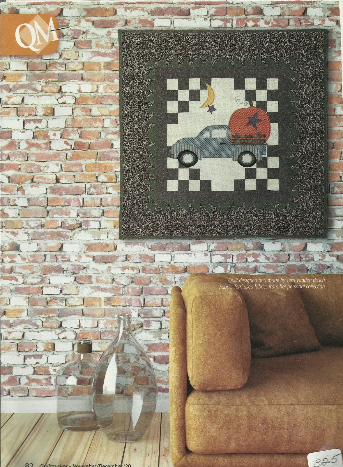 C0198  HARVEST GATHERING WALLHANGING  QUILT  PATTERN/INSTRUCTIONS