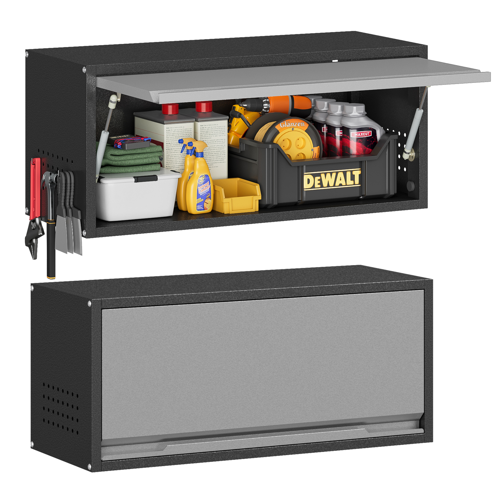 8 Pcs Garage Storage System Workshop Set Garage Cabinets for Tool Organization