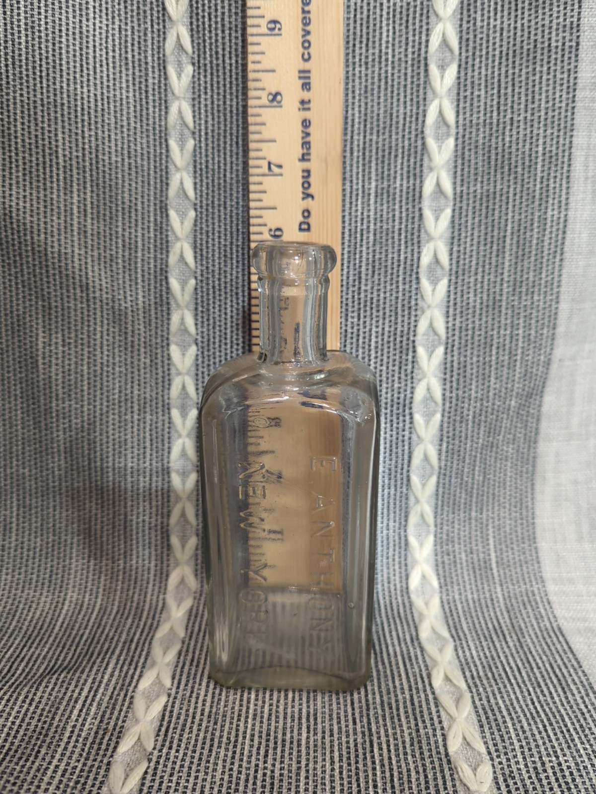 1860s E.ANTHONY NEW YORK EARLY AMBROTYPE COLLODIAN PHOTOGRAPH DEVELOPER BOTTLE