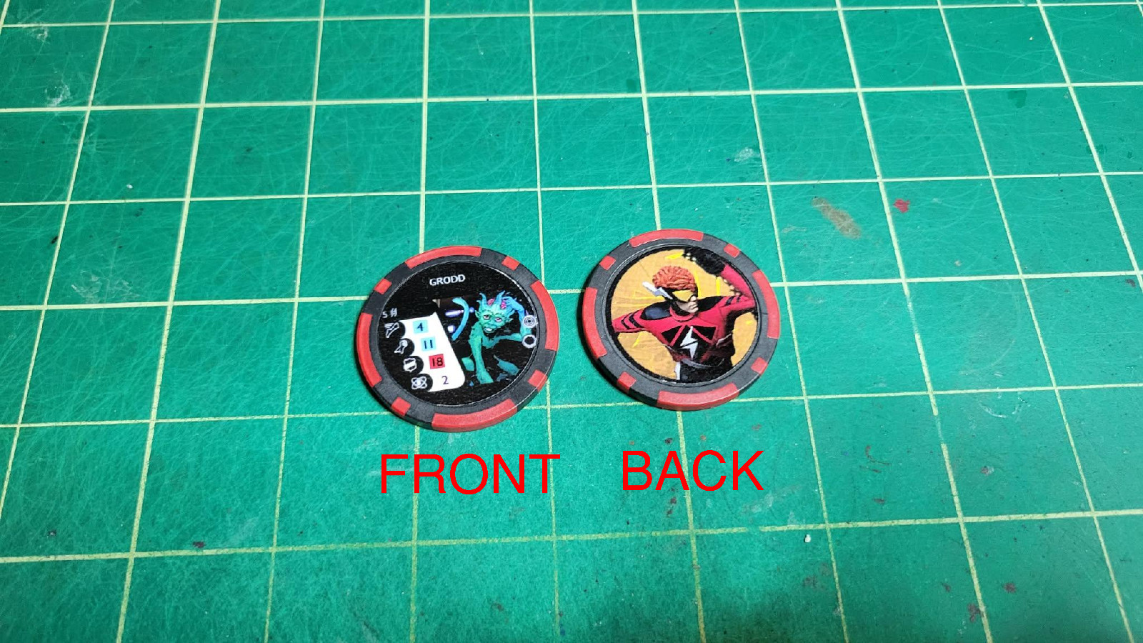 Heroclix Custom Fight For Gotham Grodd Bystander Token for Flash 057