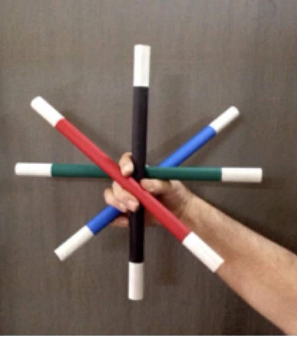 One To Four Wands - Nesting Wands