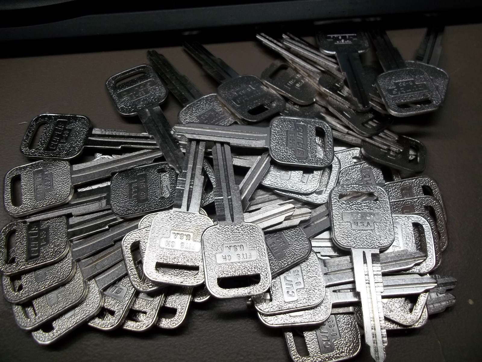 Curtis Key Blank B53 lot of 50 key blanks