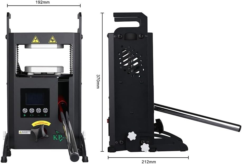 Heat Press Machine 4 Ton Dual Heated Plates LCD Digital Control Press