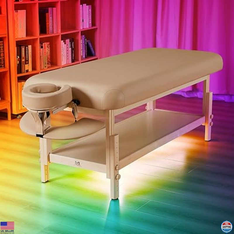 RGB Ambient Lighting System for Massage Tables - LED Strips, Easy Install