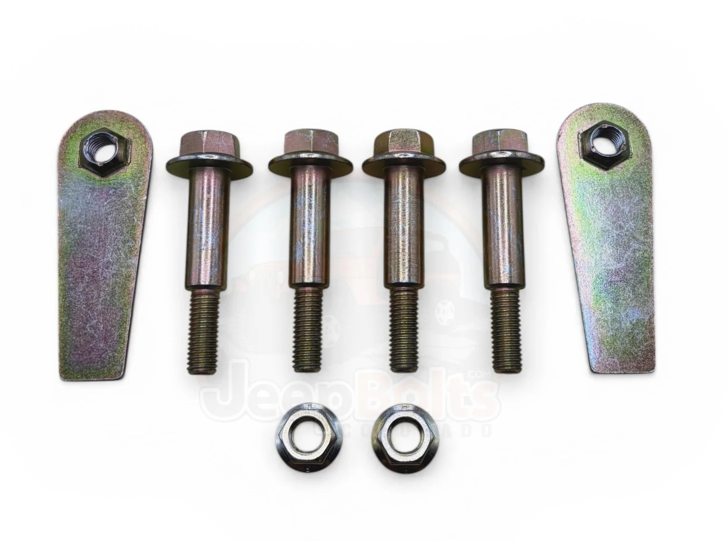 Fits 97-06 TJ LJ Jeep Wrangler Rear Sway Bar End Link Bolts w/ Flag Nuts