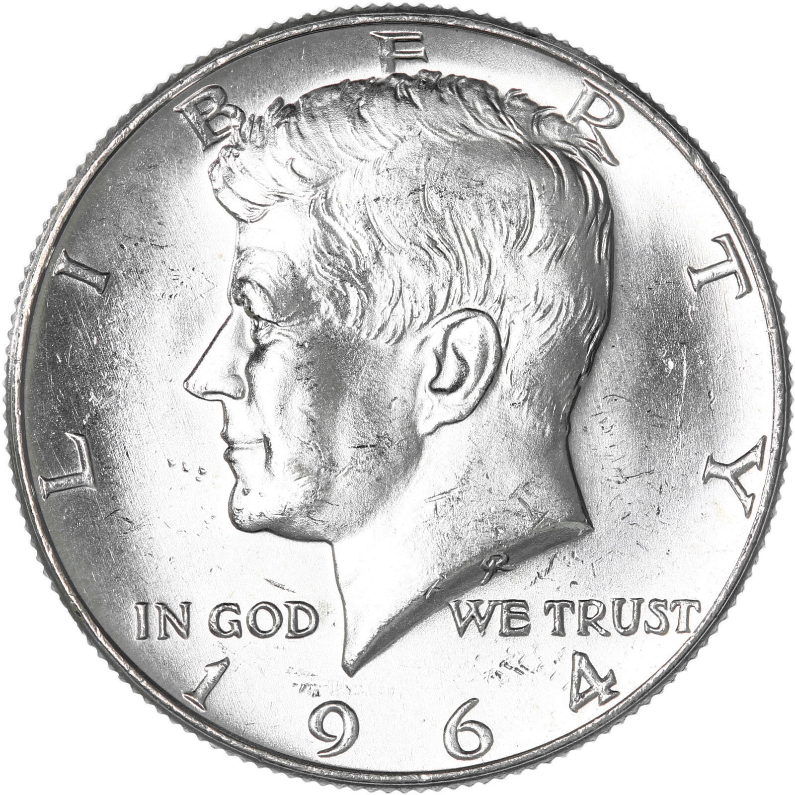 1964 (P) Kennedy Half Dollar 90% Silver BU