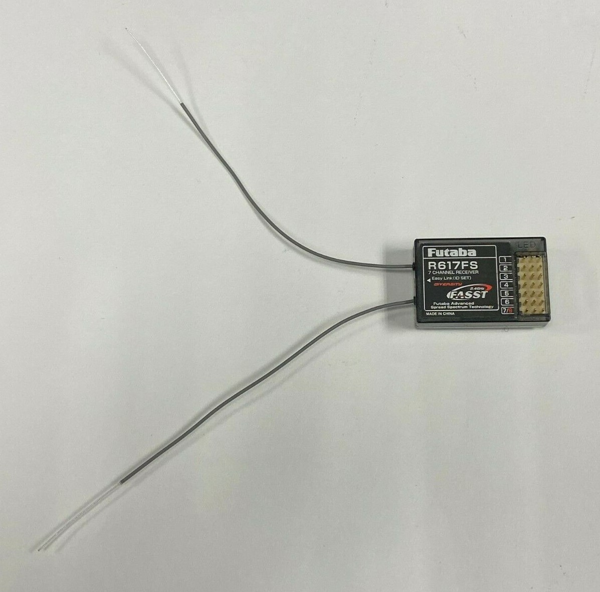 Really Nice Futaba R617FS 617 617FS 2.4ghz FASST RC Receiver RX : 6EX 7C 8FG