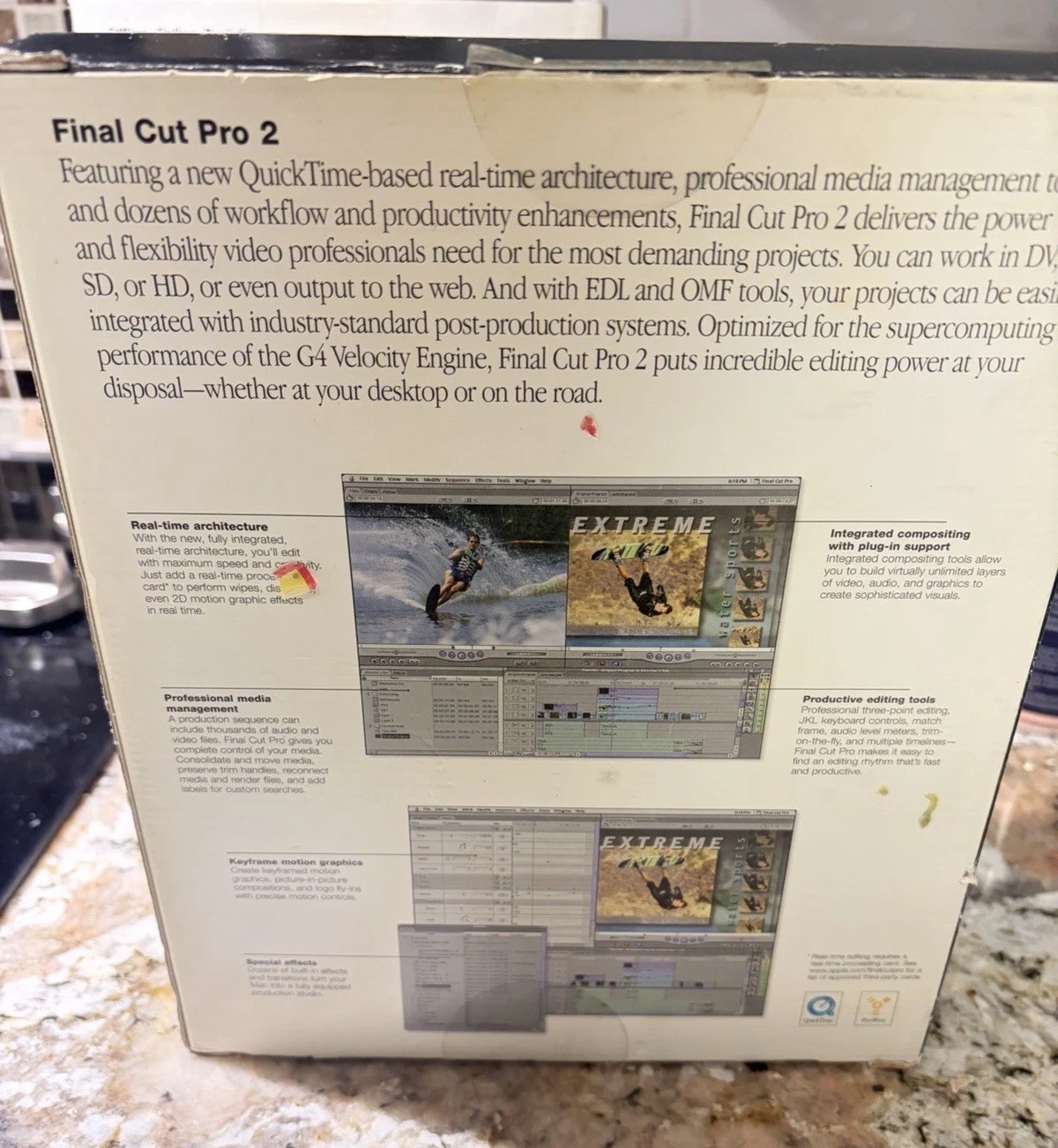 Apple Final Cut Pro 2 Upgrade Software for Mac M8276Z/A Complete Set 2001