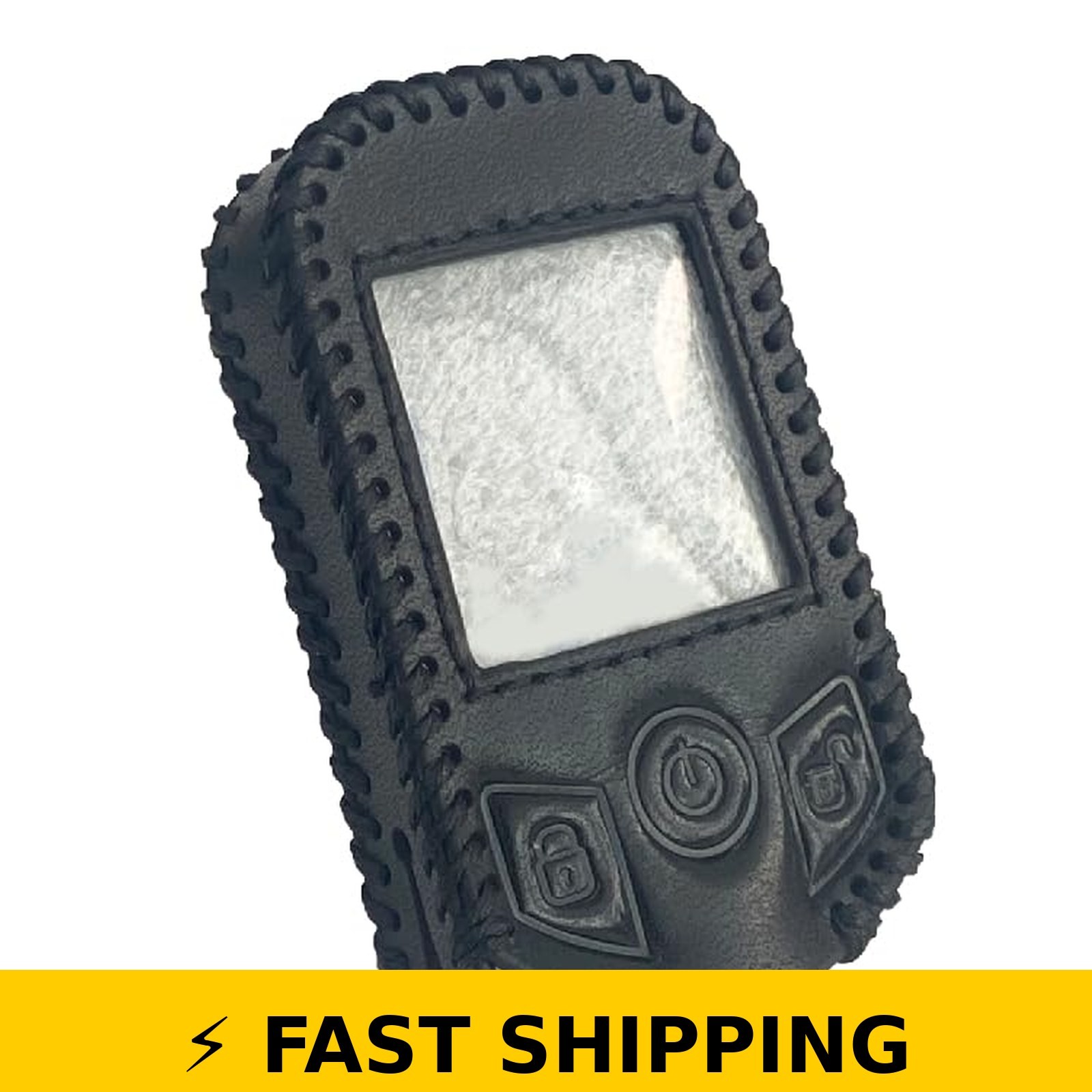Tolxh Remote Leather Case for Compustar PRO T13 - Black