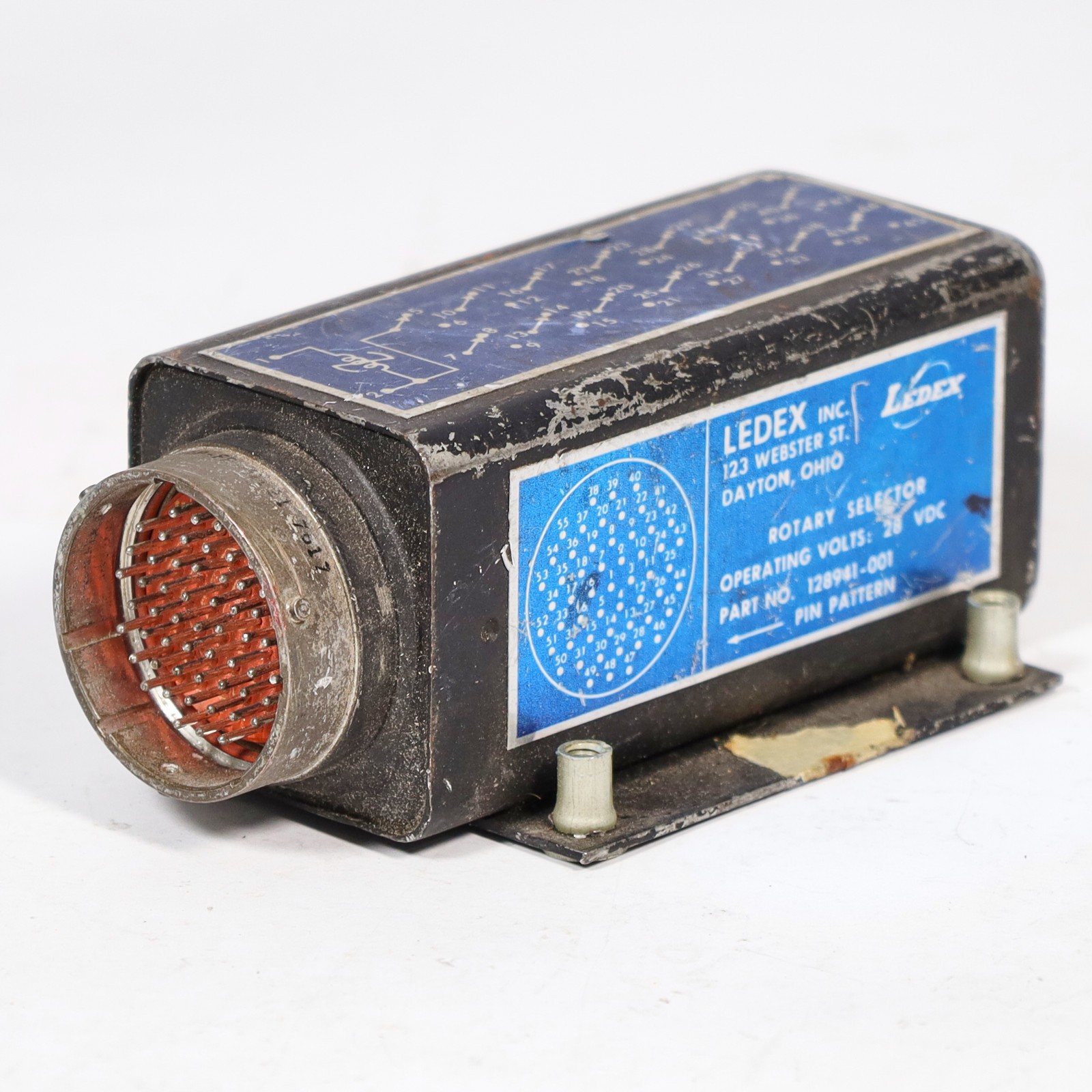 Ledex Rotary Selector, 28VDC, 128941-001
