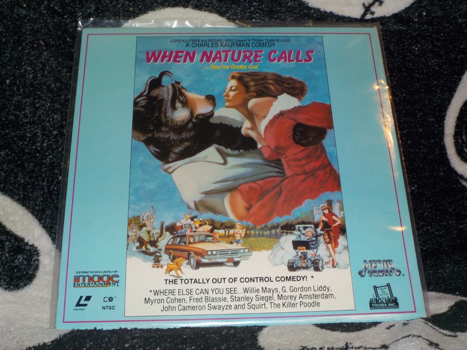 When Nature Calls Laserdisc LD Troma Willie Mays Myron Cohen Free Ship $50
