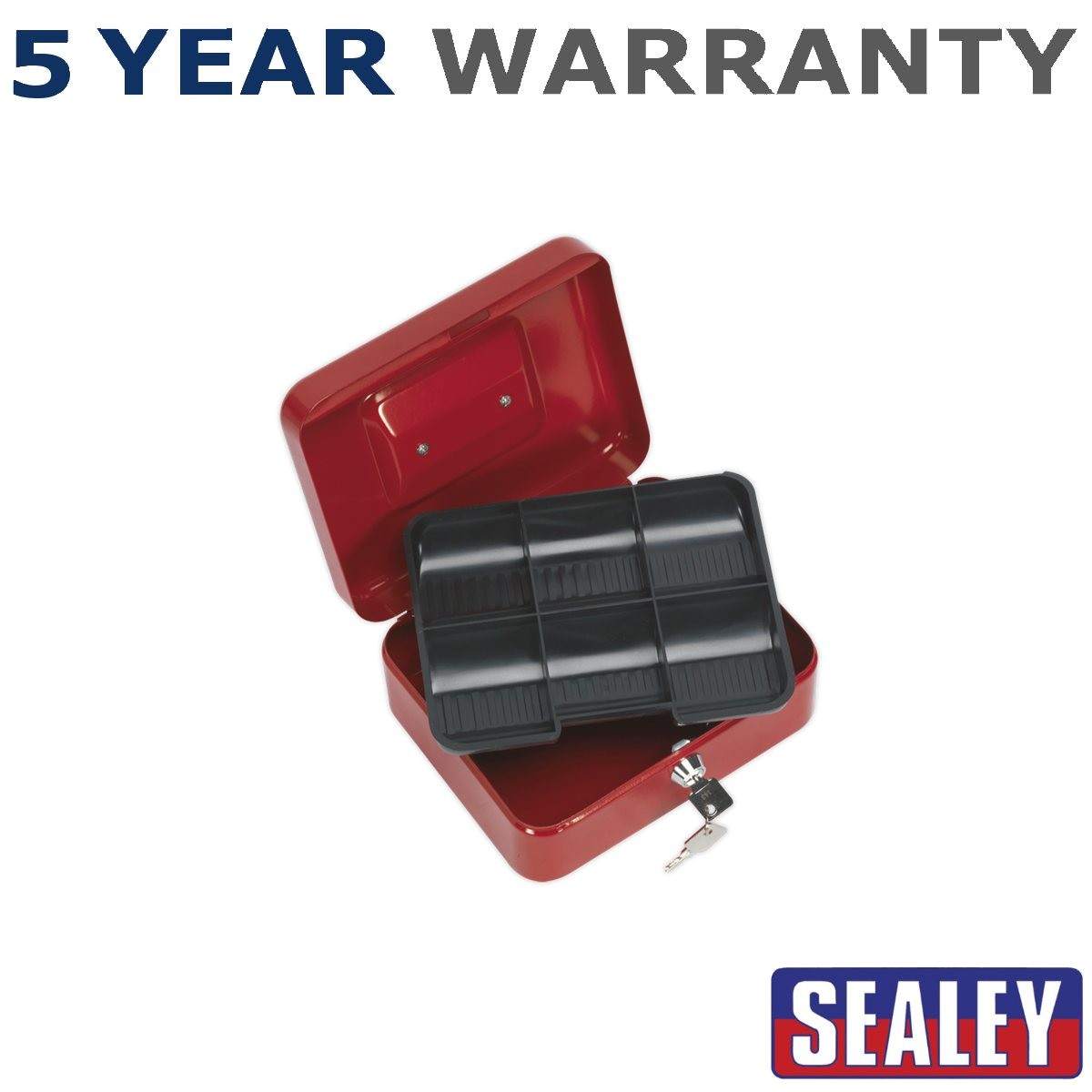 Sealey Key Lock Cash Box 200 x 160 x 90mm SCB2