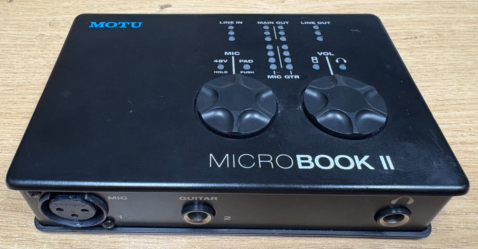 MOTU MicroBook II Interface Audio USB