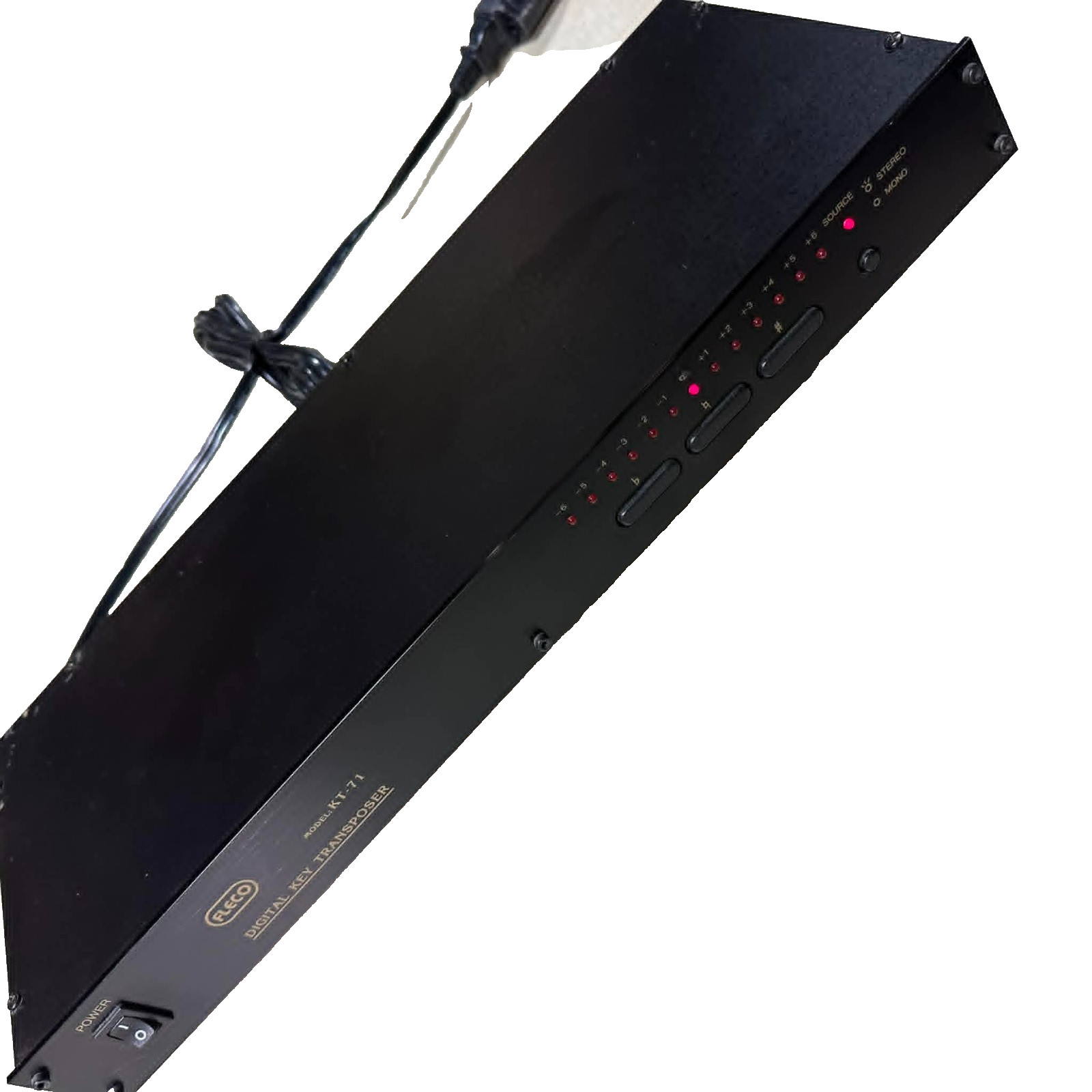 Fleco KT-71 Digital Key Pitch Transposer Black Karaoke PA Setup Effects Unit