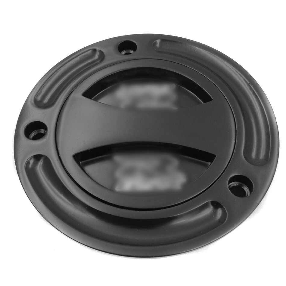 Black Keyless Gas Cap Twist Off Fuel Tank Cap For 2004-2009 Suzuki GSXR600/750
