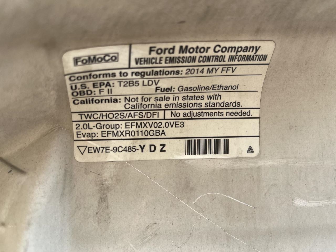 Driver Air Bag Driver Wheel With Sync Bluetooth Models Fits 14 FOCUS 976660