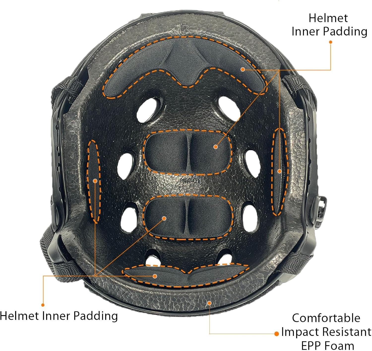 PJ Type Tactical Multifunctional Fast Helmet with Visor Goggles Version