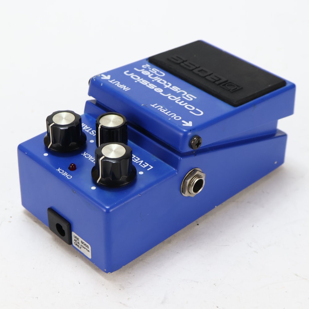Boss Used Compressor Effector Cs-2 Compression Sustainer Made In Japan Guitar
