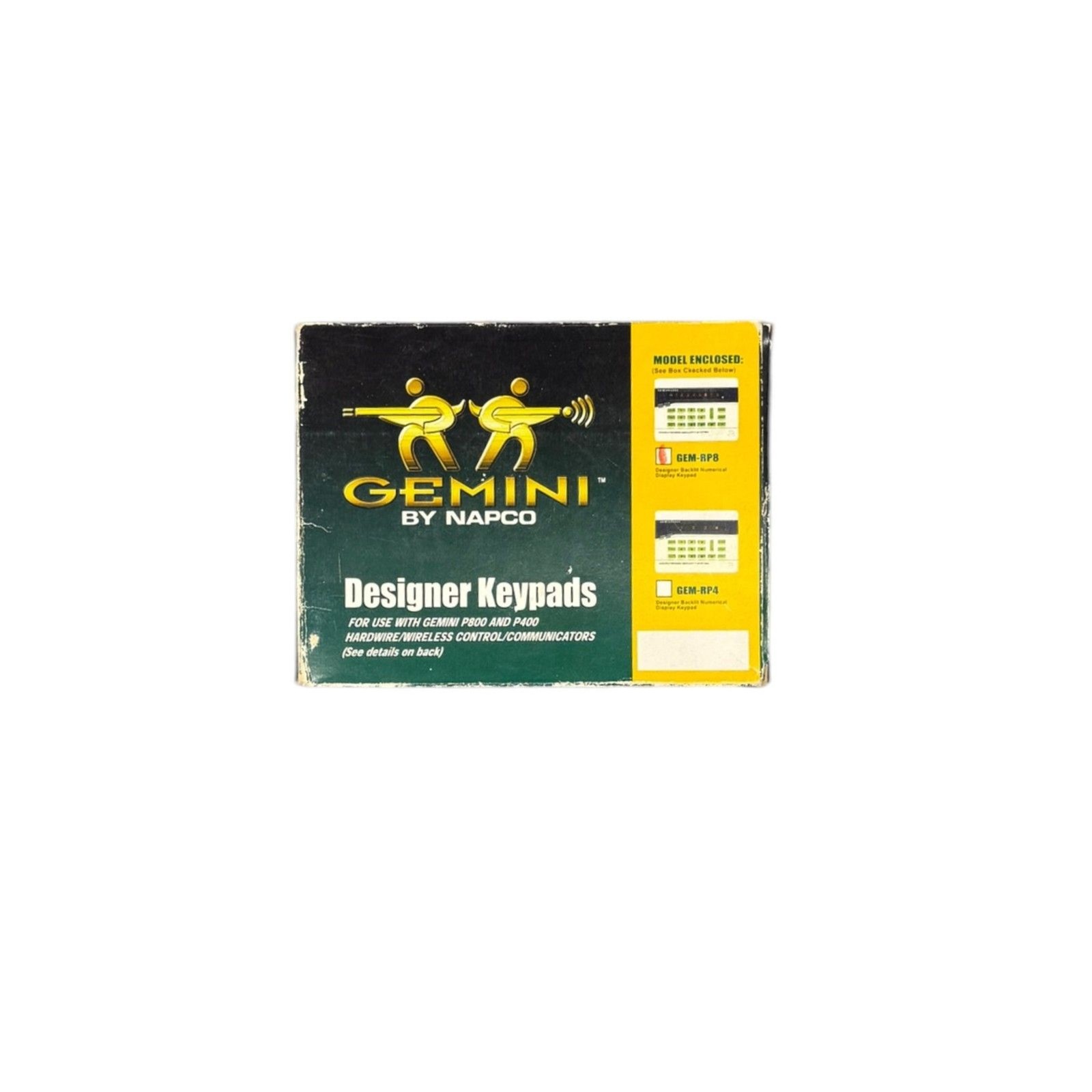 NAPCO Gemini GEM-RP8 Designer Keypad Security Alarm P800 P801 P400 New Open Box