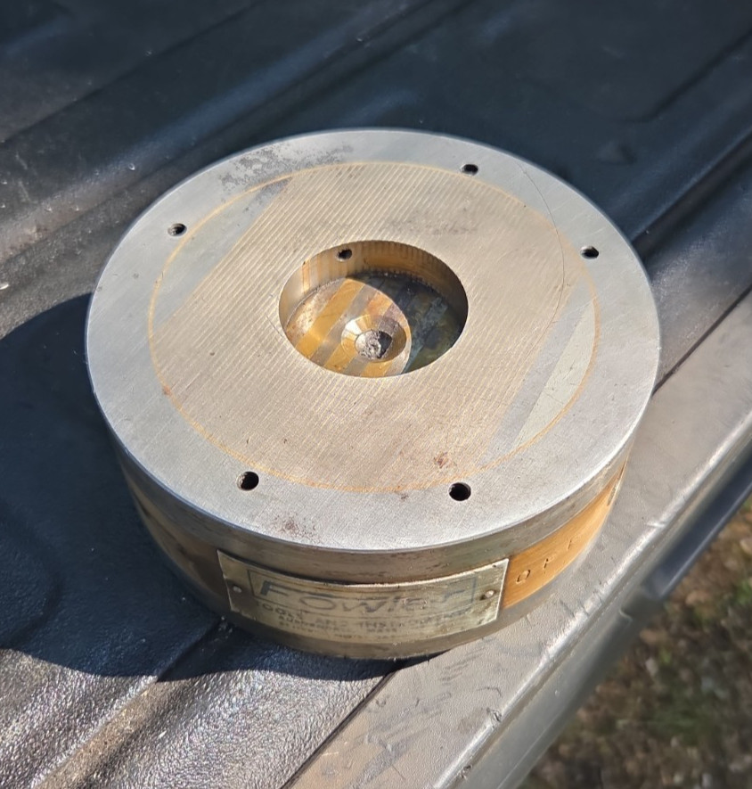 Fowler Round Magnetic Chuck 6-1/4" 57-255-006 Surface Grinder Machinist Tool