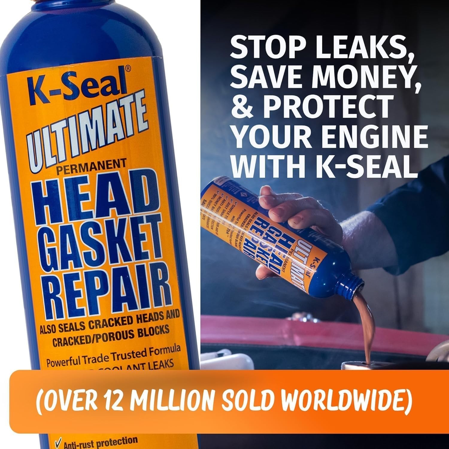Reliable 16oz Head Gasket Sealer – Stop Coolant Leaks with Ease and Confidence