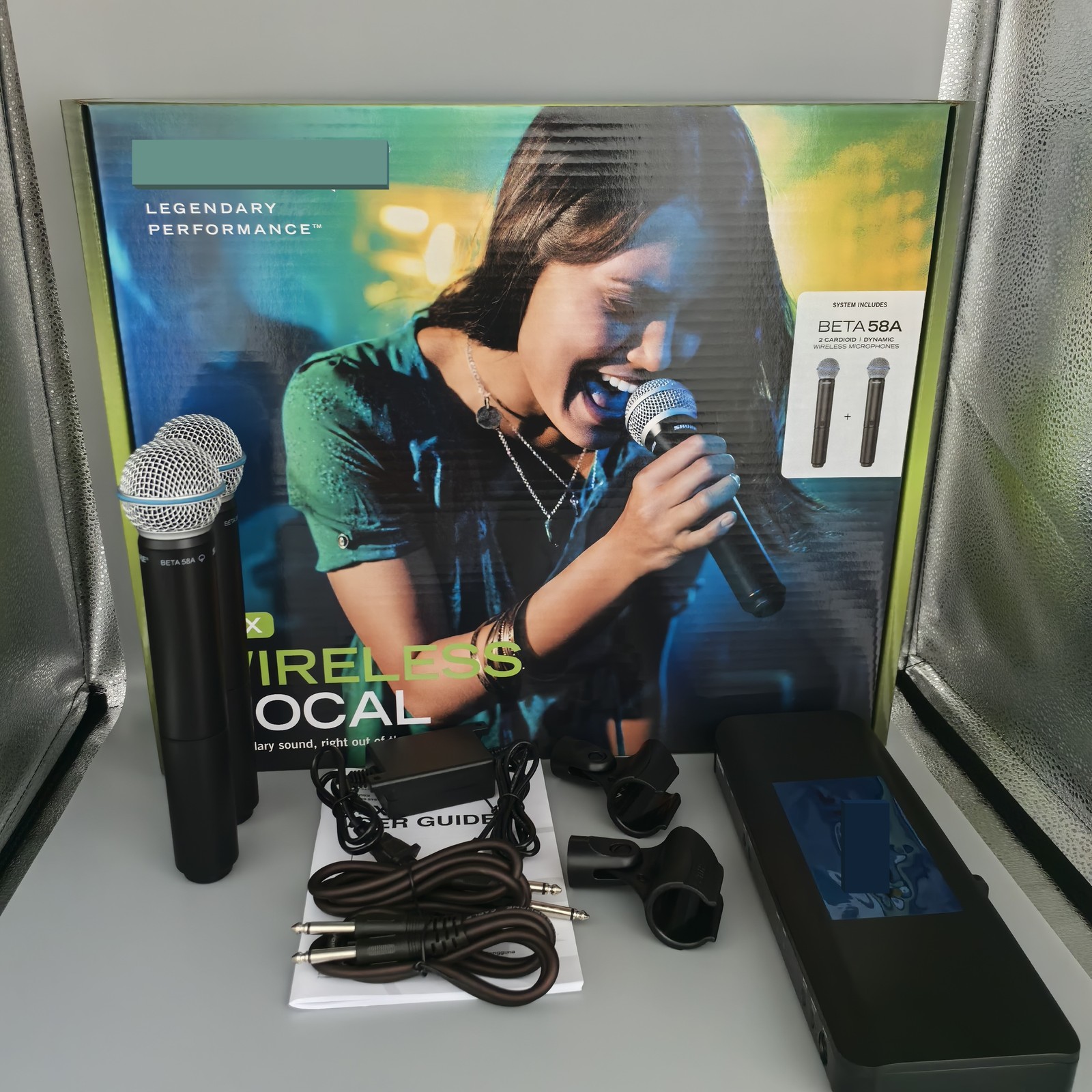 BLX288/BETA58A Wireless microphone system with 2 microphones