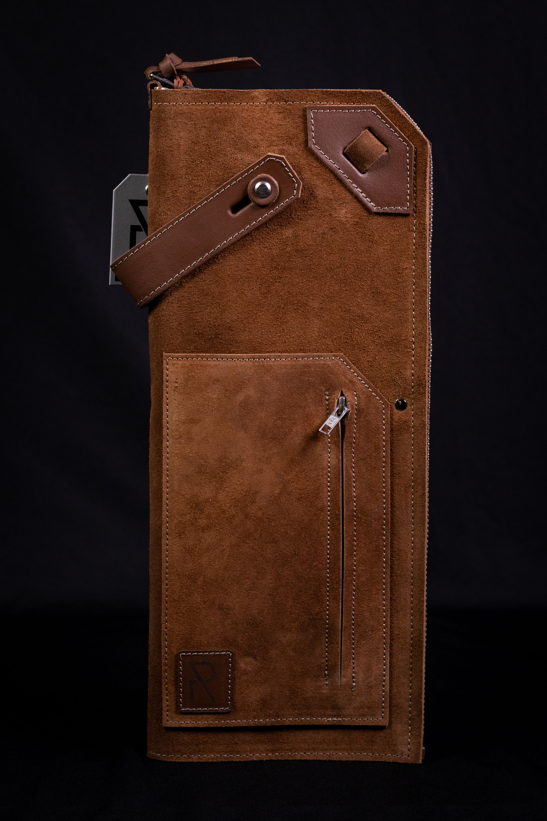 Revolution Capitola Suede Stick Bag, Brown