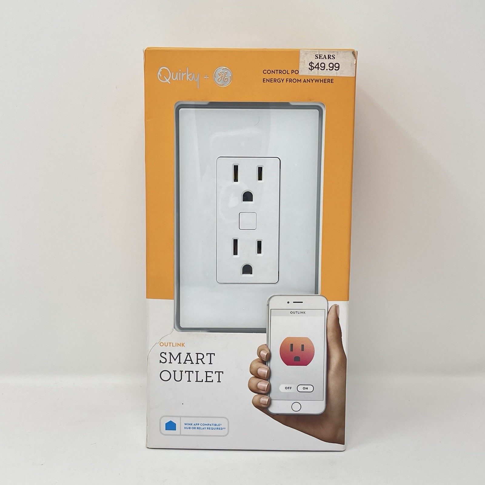 Quirky + GE Outlink Smart Remote Outlet POTLK-WH02 Power Control Plug