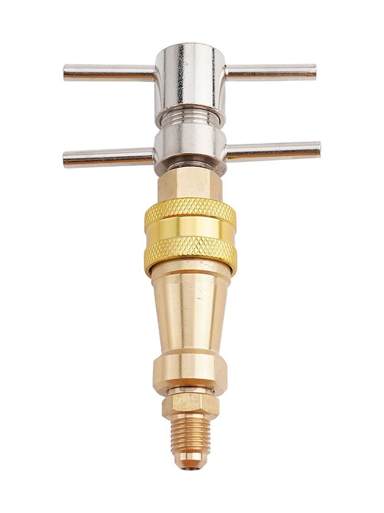 Efficient Refrigerator Quick Connector 1/4 inch Brass Washer Quick Coupling