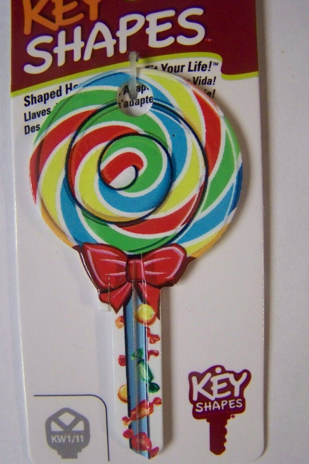 Lollipop Key Shapes Kwikset KW1/KW10 house key blank.