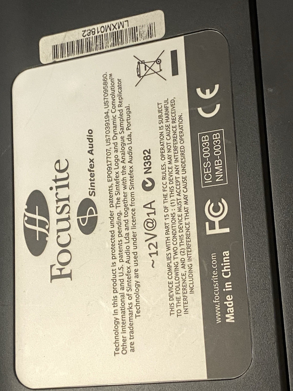 Focusrite Liquid Mix 16 - FireWire DSP Processor and Control Surface