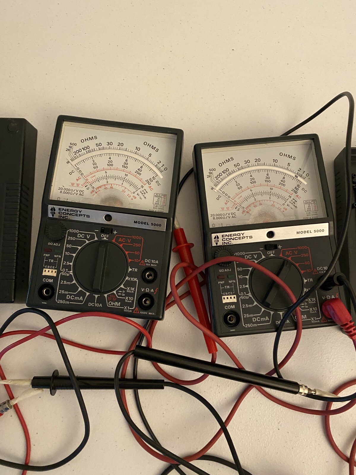 Energy Concepts Multimeter 5000 Bundle Lot Of 2
