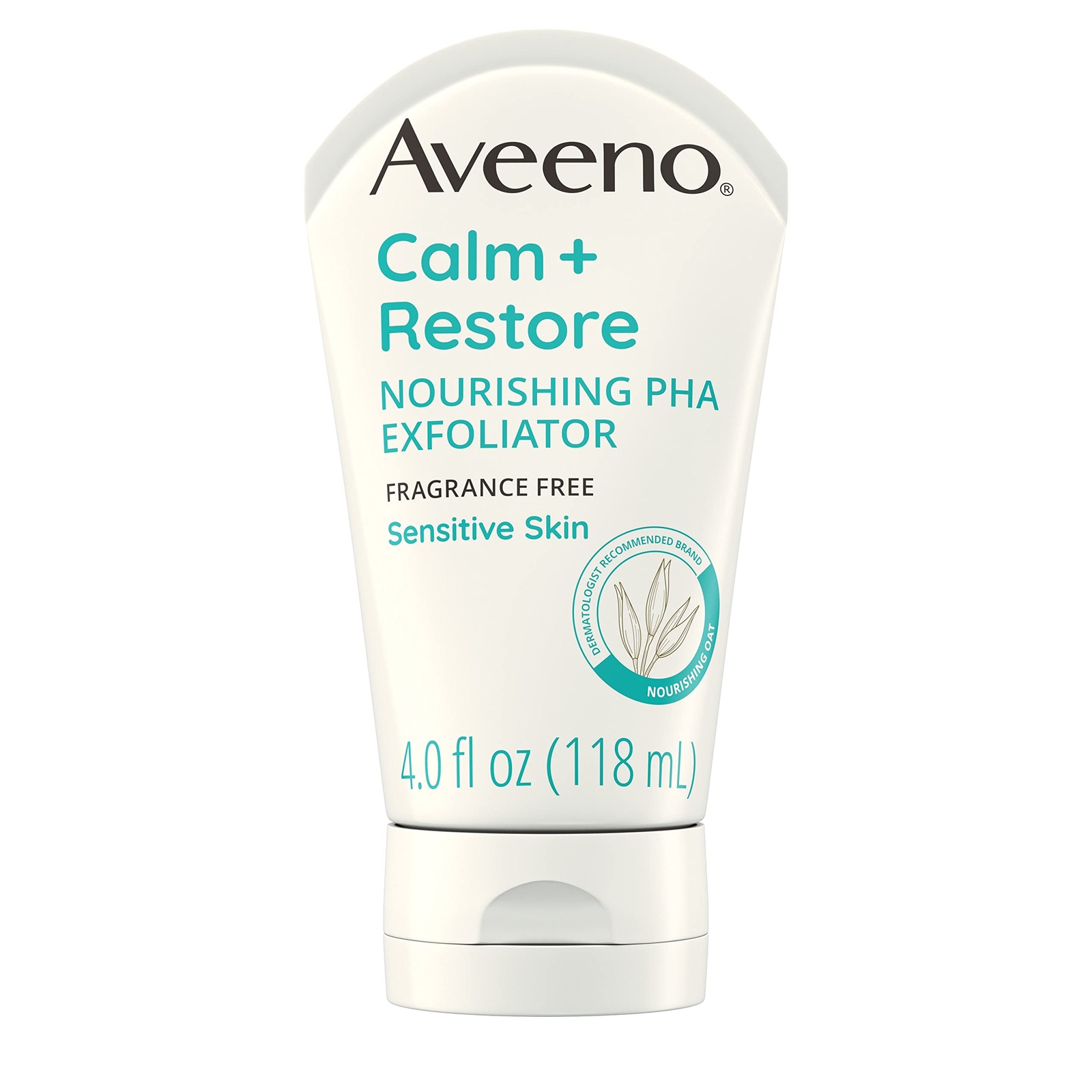 Aveeno Calm Restore Nourishing PHA Exfoliator for Sensitive Skin 4 Ounces