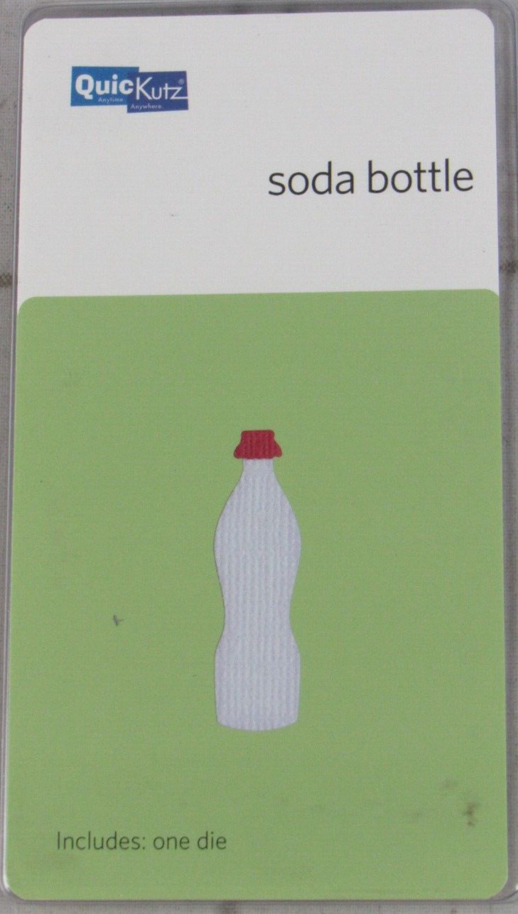 QuicKutz Soda Bottle 2x2, 1 Cutting Die Set RS-0718