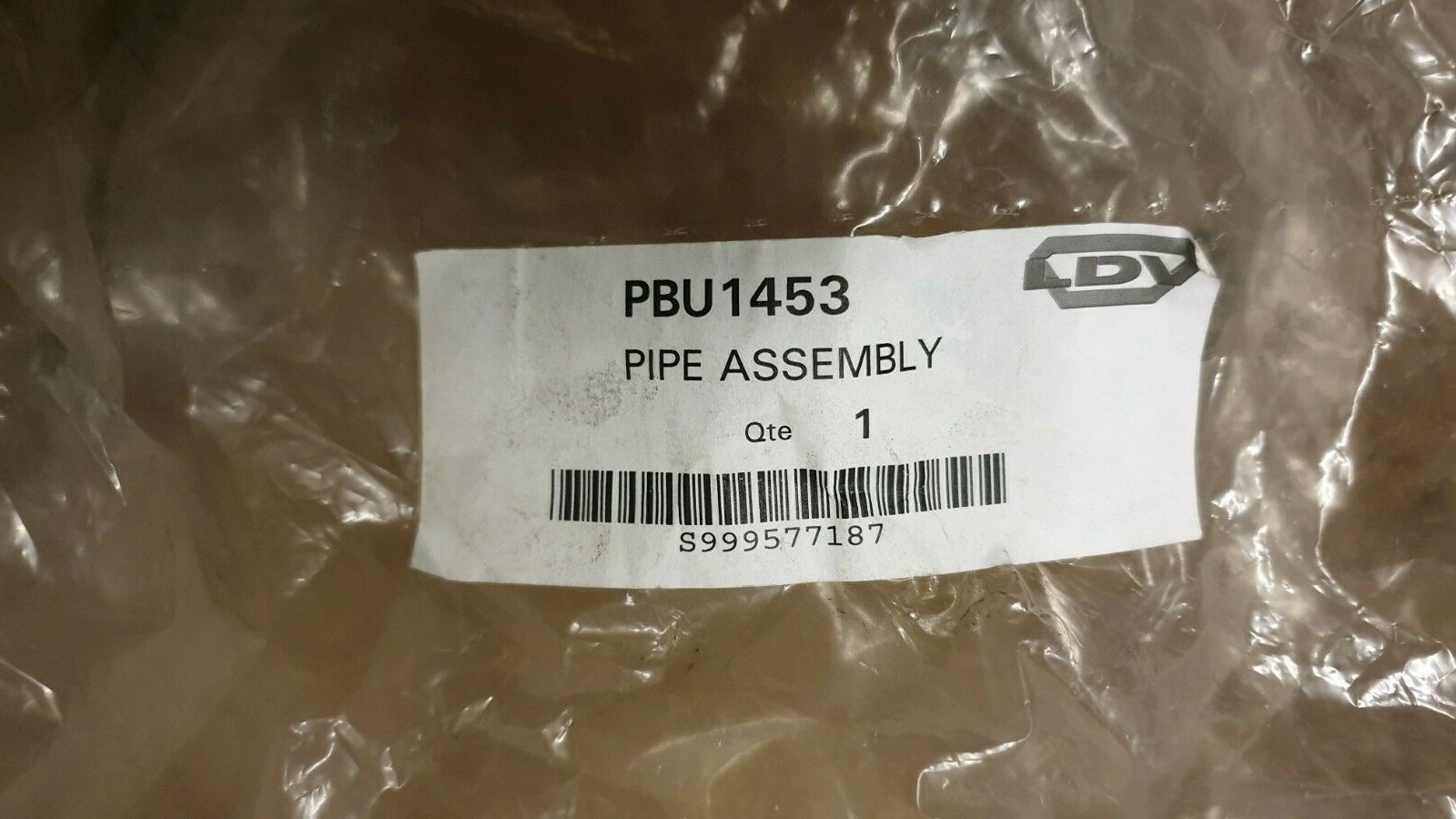 LDV PILOT DW8 EGR PIPE PBU1453 GENUINE PART