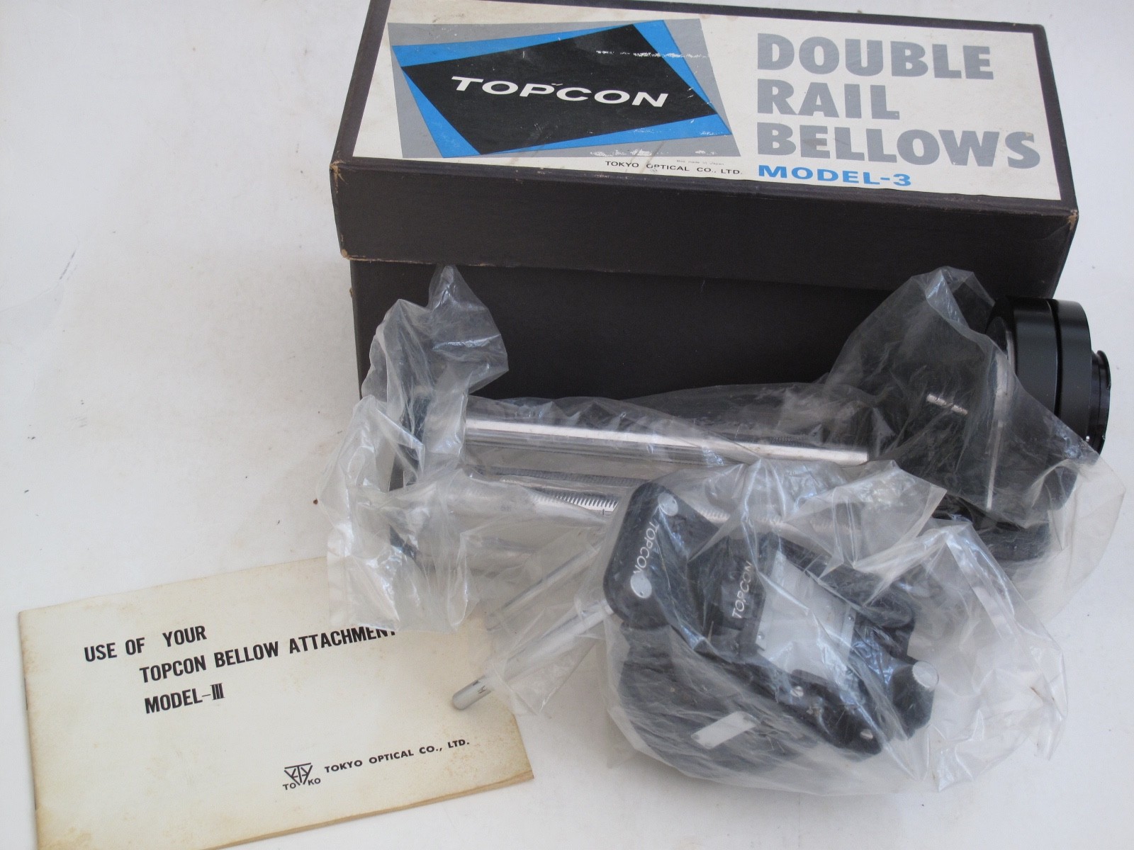 Topcon double rail bellows model 3 with IB/BOX, US SELLER "LQQK"