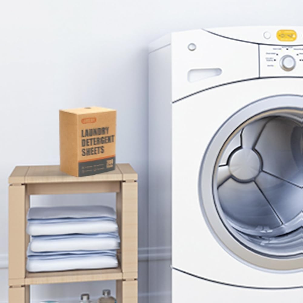 Laundry Deternt Sheets - 200 Loads Fresh Linen Scent Washing Strips,