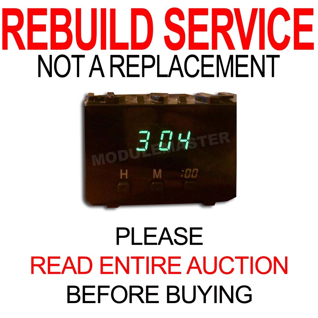 Rebuild Repair for 96 97 98 99 00 01 02 Toyota 4-Runner Clock