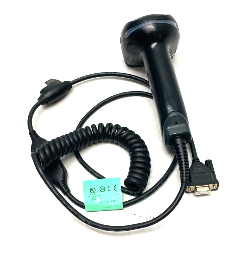 Keyence HR-101 Rev. P Handheld Code Reader/Scanner, 0-114mm Reading