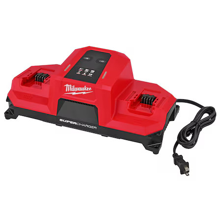 Milwaukee Tool 48-59-1816 M18 Dual Bay Simultaneous Super Charger W/ 4 Point