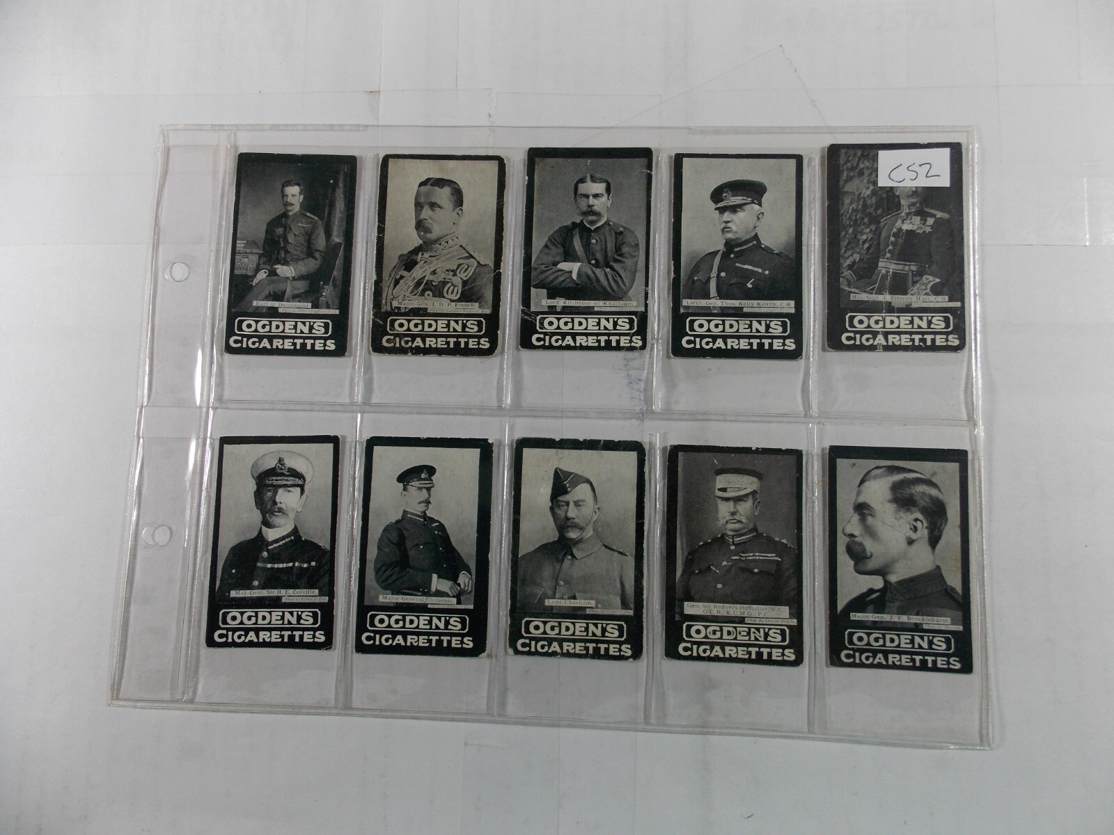 C52 Lot of 10 Ogdens Tabs Cigarette Cards Early 1900s