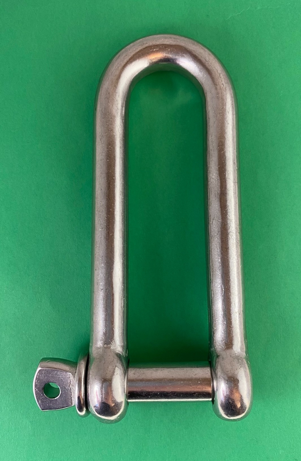 Stainless Steel 316 Long D Shackle 5/8" (16mm) Marine Grade Dee