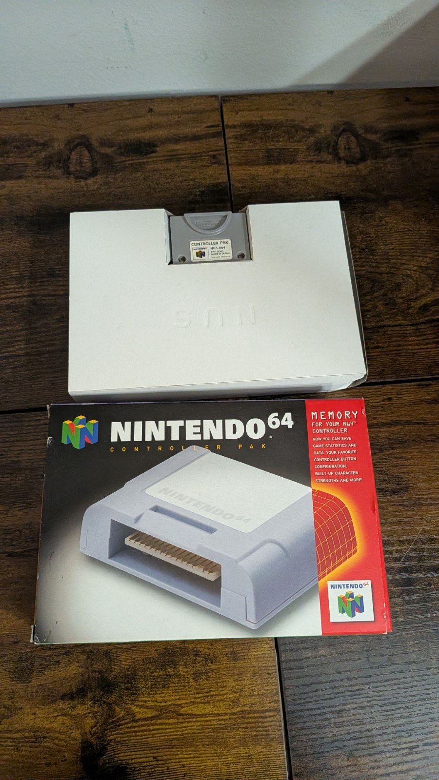 Nintendo 64 Controller Pak - Memory Card for N64 Controller CIB