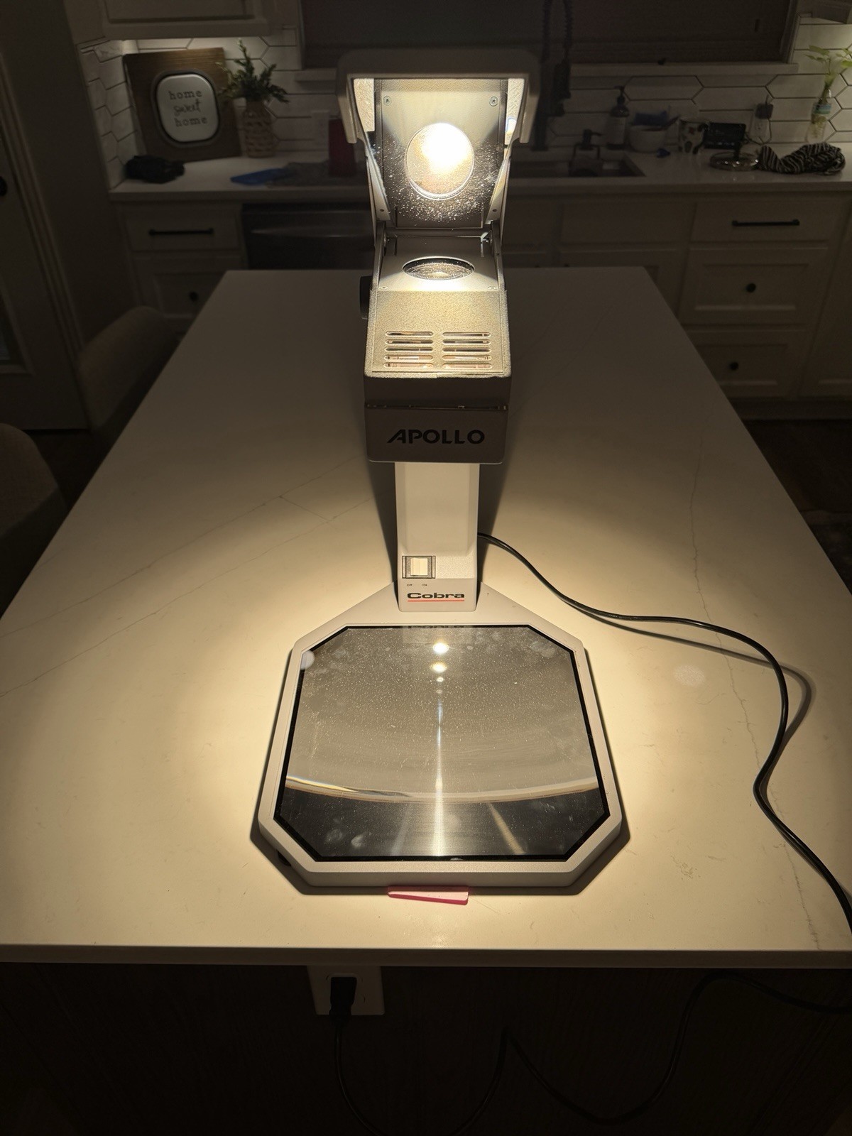 Apollo Cobra VS-3000 Portable Overhead Projector w/ Case Tested Working