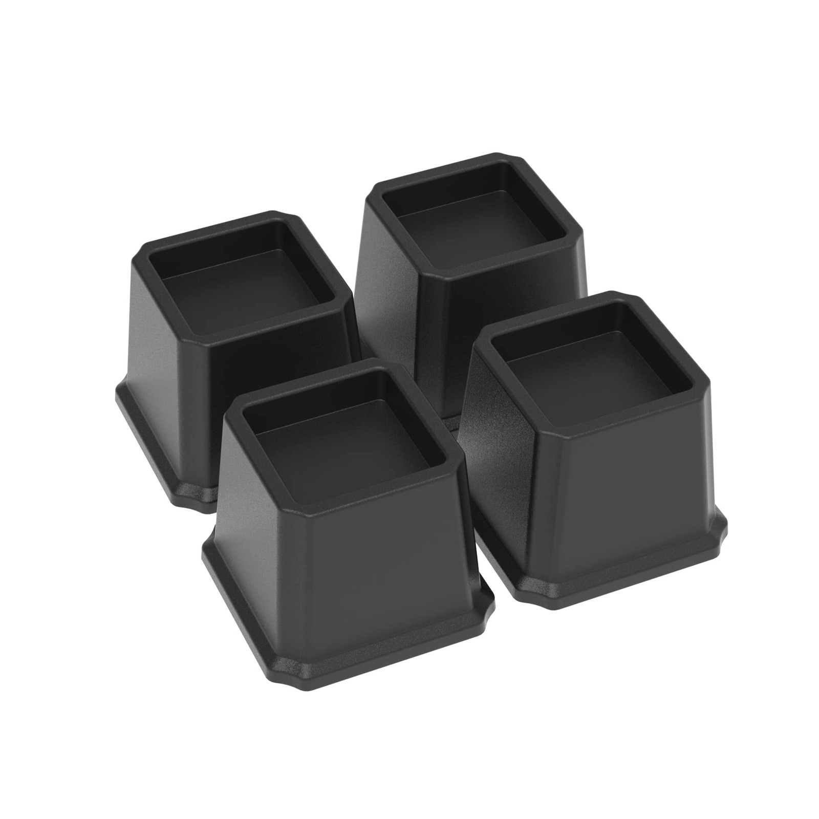 Bed Risers 3 Inch Heavy Duty Bed Furniture Elevators, 1,500 lbs Lifts Up Rise...