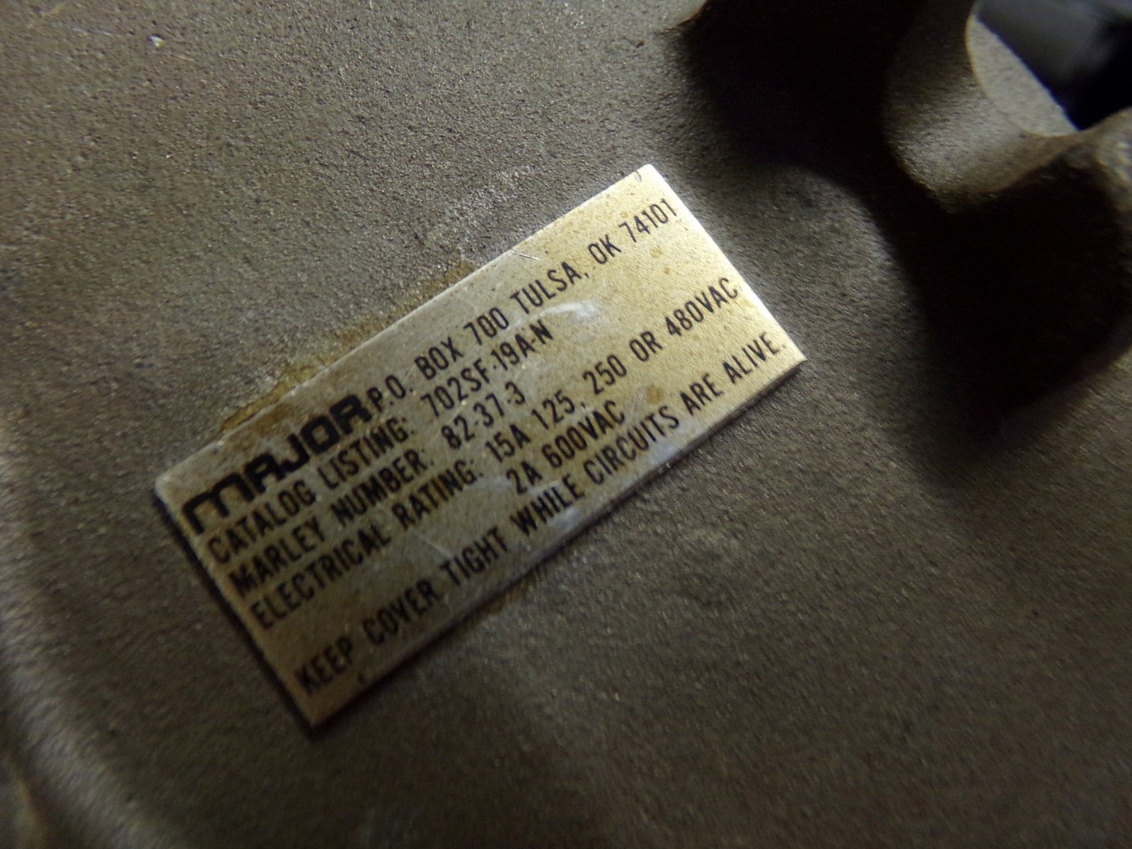 Major 702SF-19A-N Float Valve *Free Shipping*