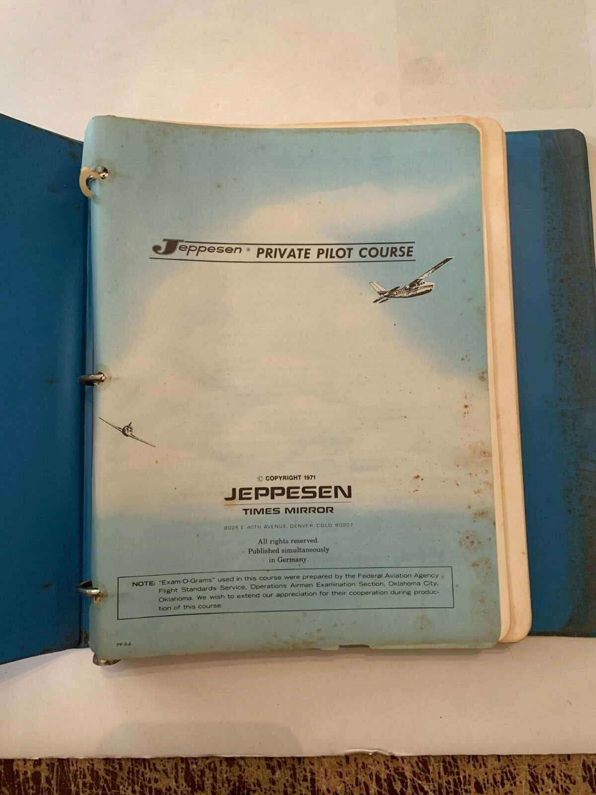 1971 Jeppesen Private Pilot Course